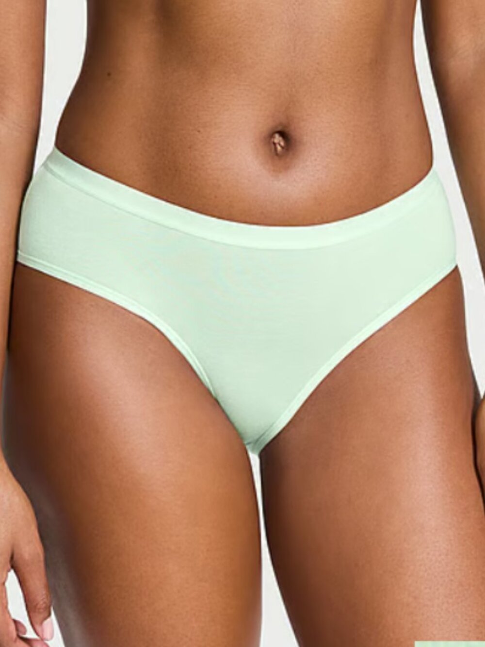 Victoria's Secret Cotton Hip Hugger Panty Medium Women Underwear mint VS modal